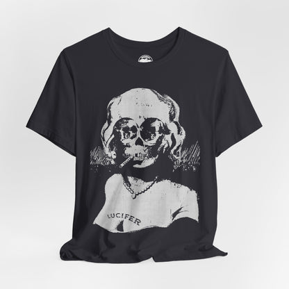 Lady Lucifer (Kenneth Anger Inspired Skull Graphic/Youth Cigarette/Scorpio Rising)
