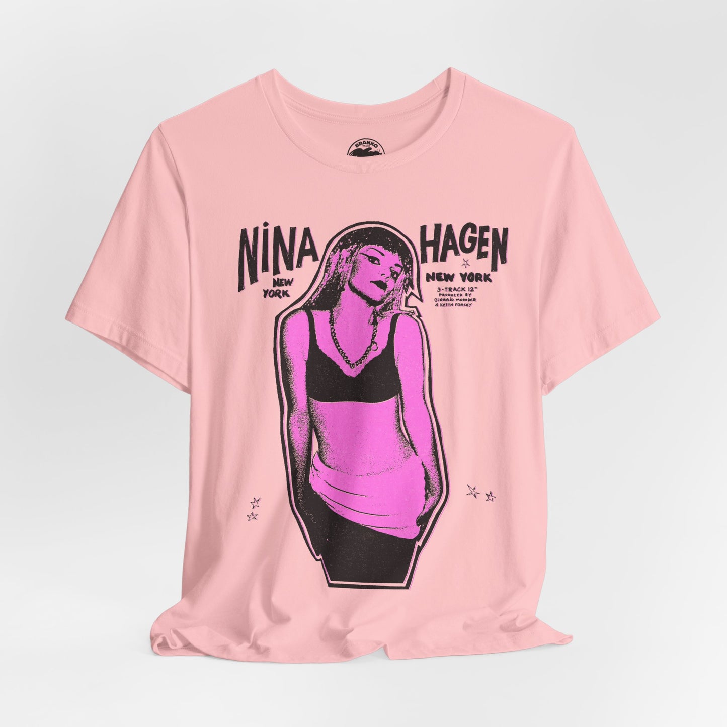 Nina Hagen (Replica New York New York Promo Tee with Vintage Punk Effect/Nina Hagen Shirt)