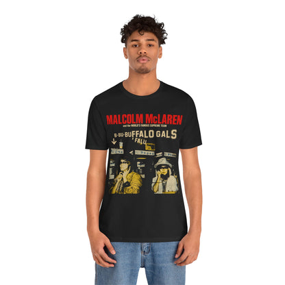 Malcolm McLaren (Buffalo Gals Graphic with Vintage Print Effect)