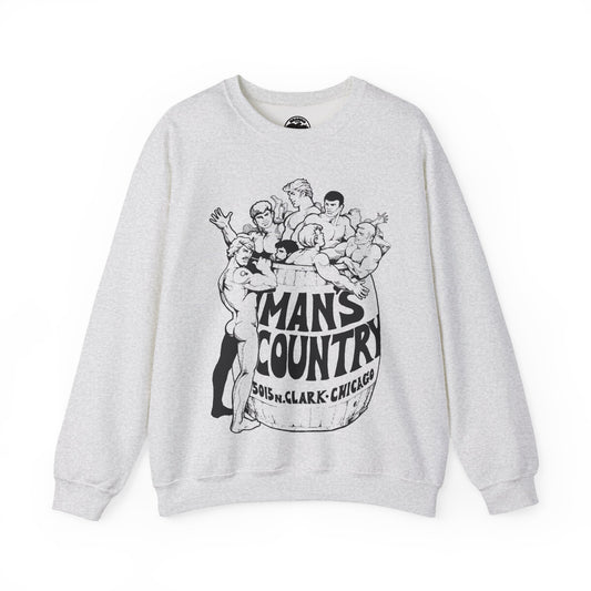 Man's Country Sweatshirt (Chicago Bathhouse 1973-2017)
