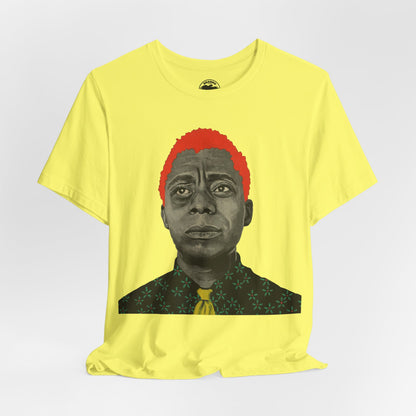 James Baldwin (Stylized Portrait with Vintage Print Effect)