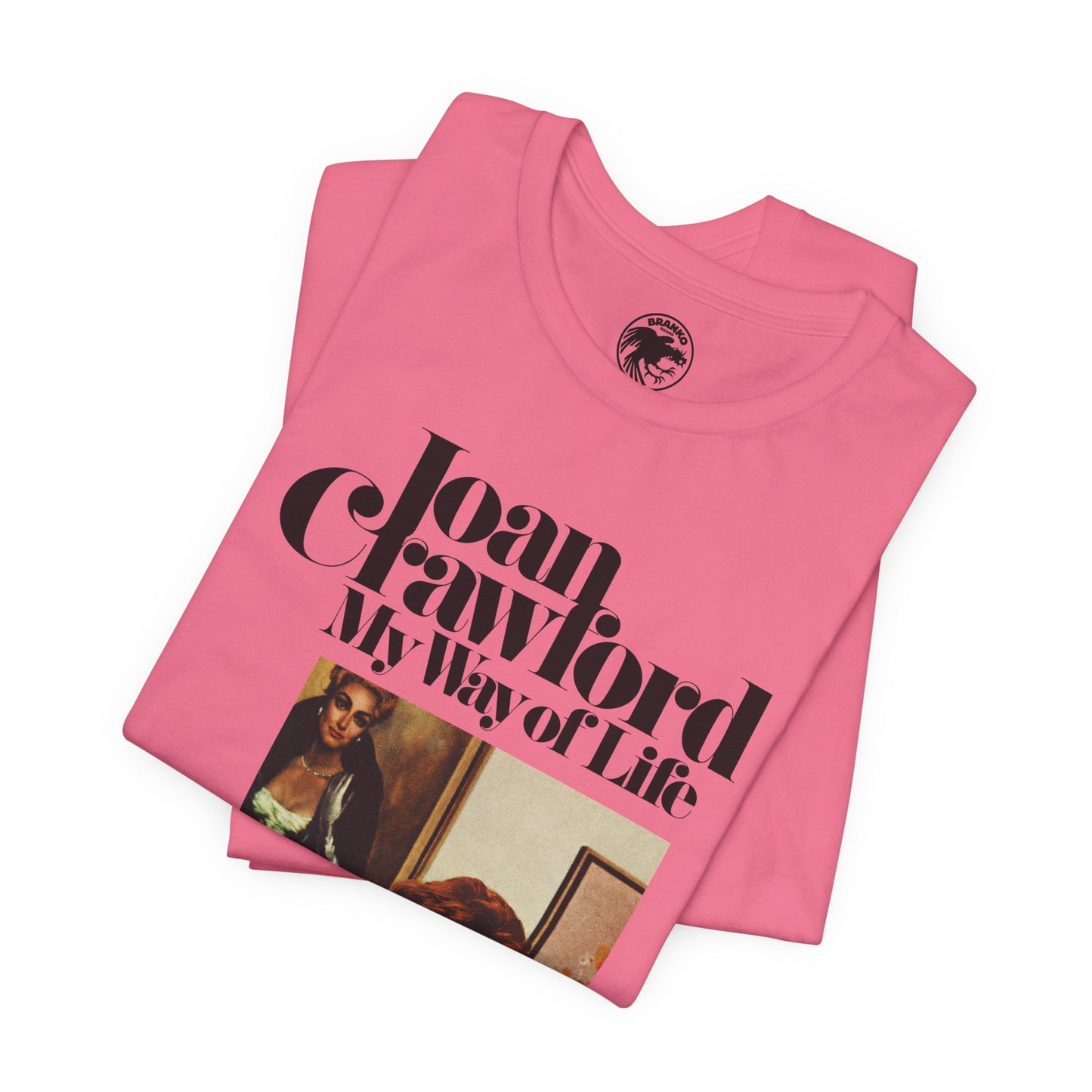 Joan Crawford (My Way of Life Cover Art Tee/1971)