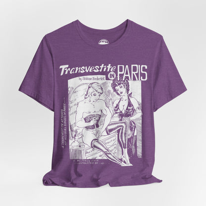 Transvestite in Paris (60's Gay Pulp Cover Artwork by Gene Bilbrew)