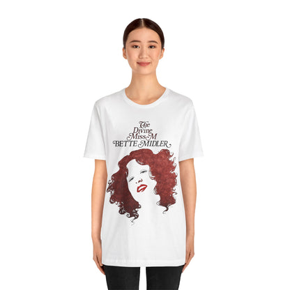 Bette Midler (Replica Diving Miss M Tour Shirt/Graphic with Vintage Print Effect)