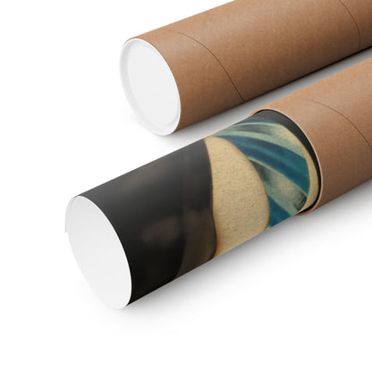 Dwight Chairman Mao Style Print (The Office/Dwight Schrute Poster Print with Vintage Print Effect)