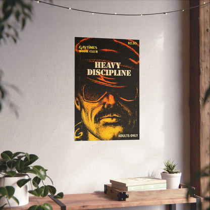 Heavy Discipline (70's Gay Pulp Novel Art Poster)