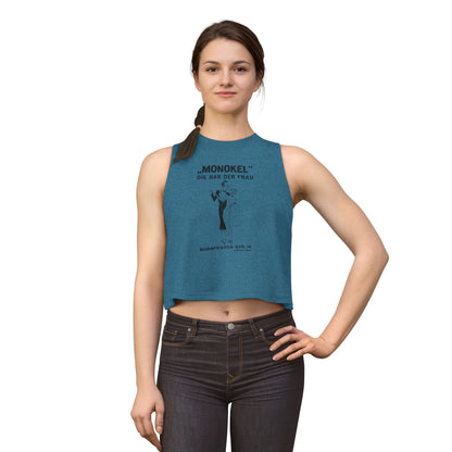 Monokel Crop Top(Early 1930's Berlin Germany Lesbian Bar/Closed by Nazis in 1933/Translation: Monocle The Women's Bar)