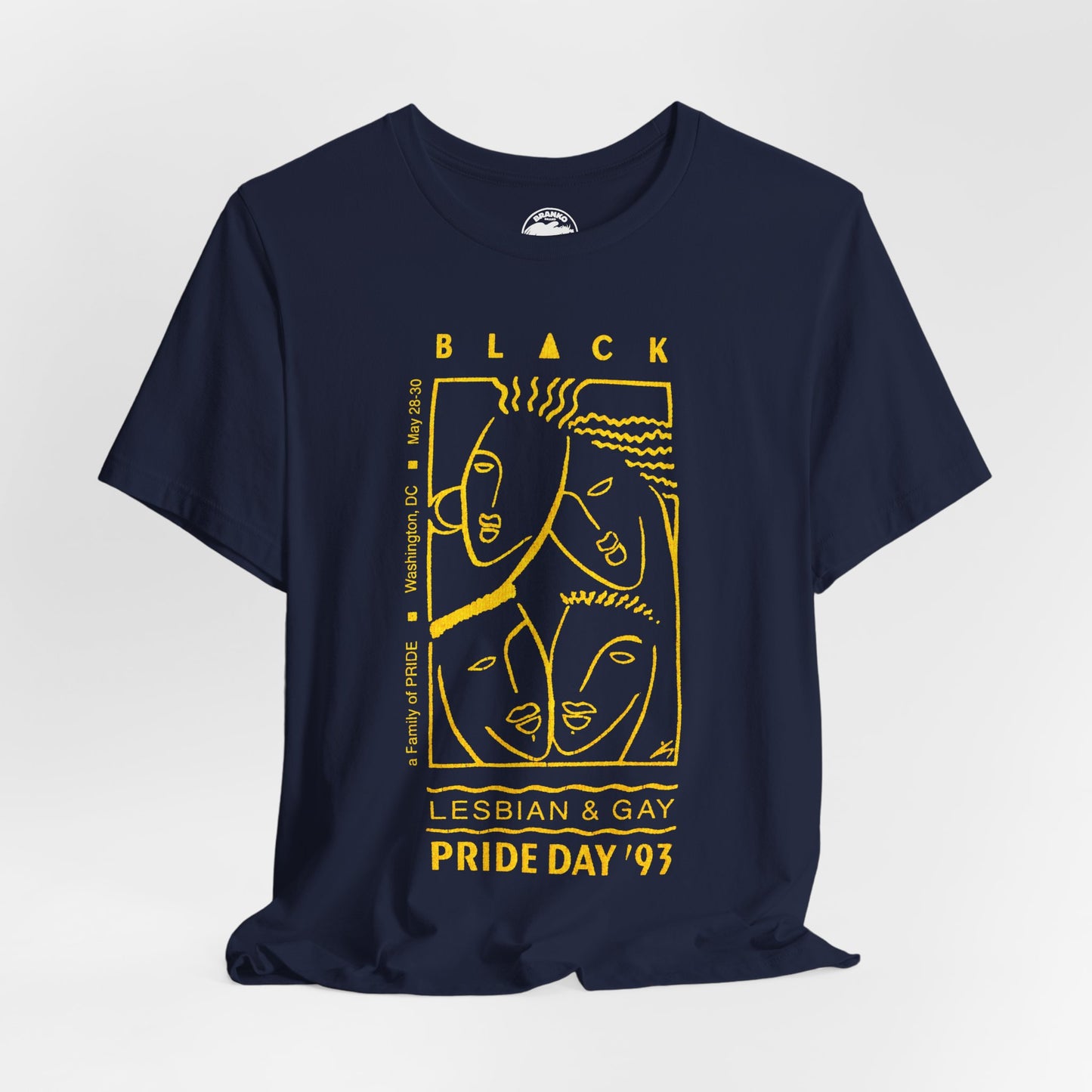 1993 Black Lesbian & Gay Pride Day (Replica D.C. Pride Shirt/Black Pride)