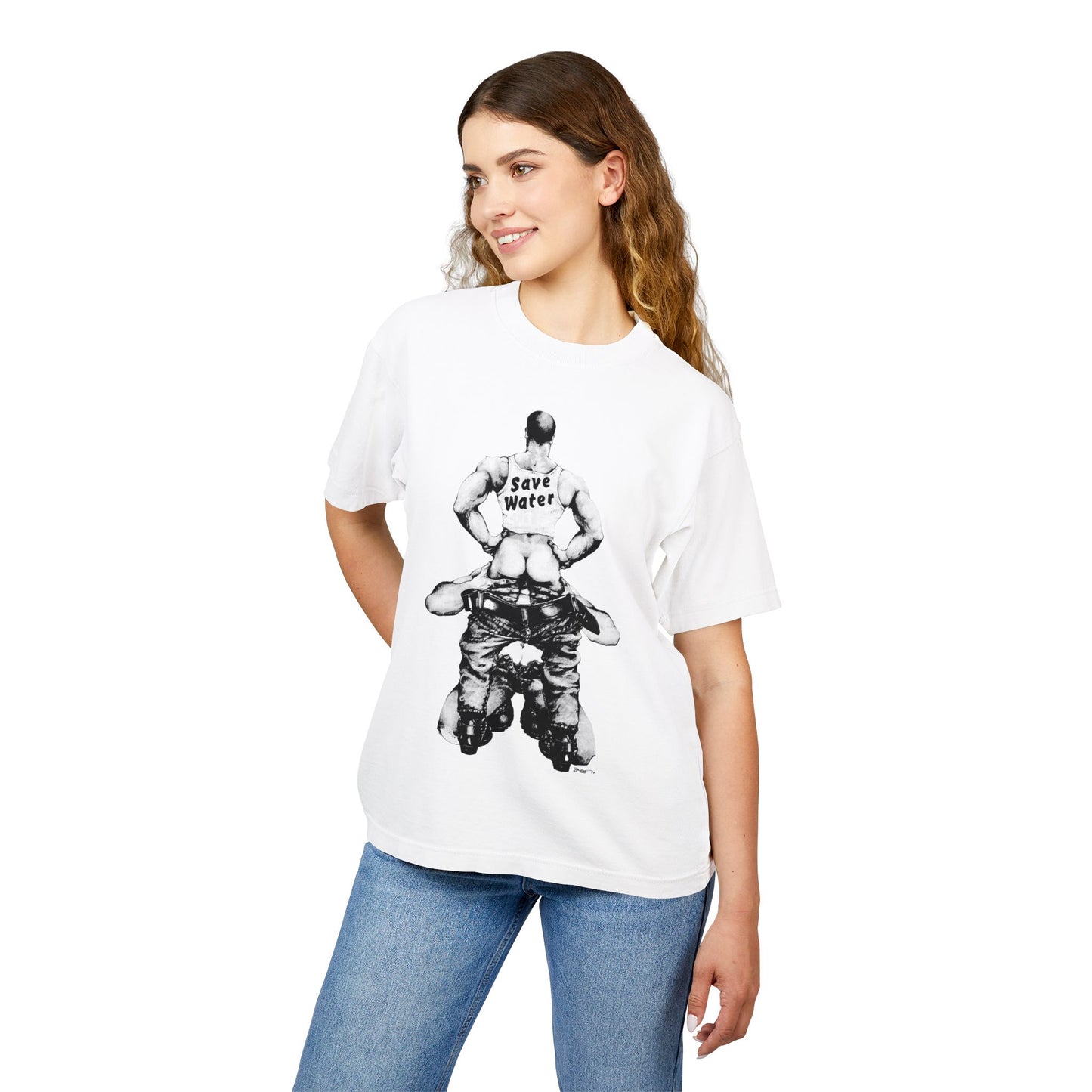 Save Water (Special Edition Boxy Heavy Tee/260 GSM/100% Combed Cotton)