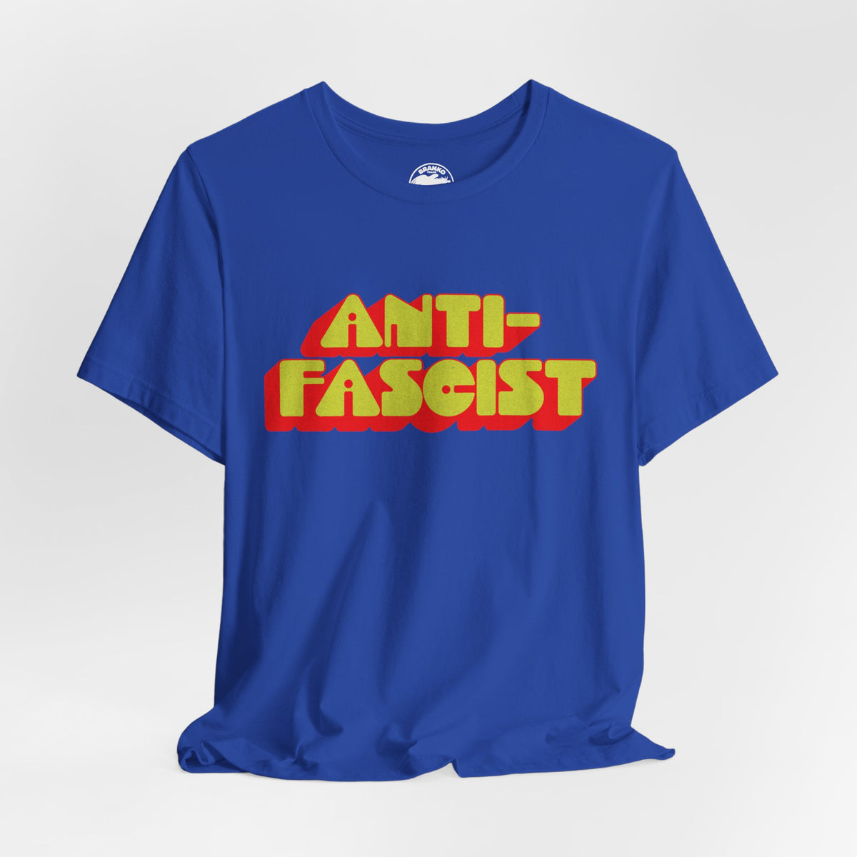 Anti-Fascist (70's Font with Vintage Print Effect)