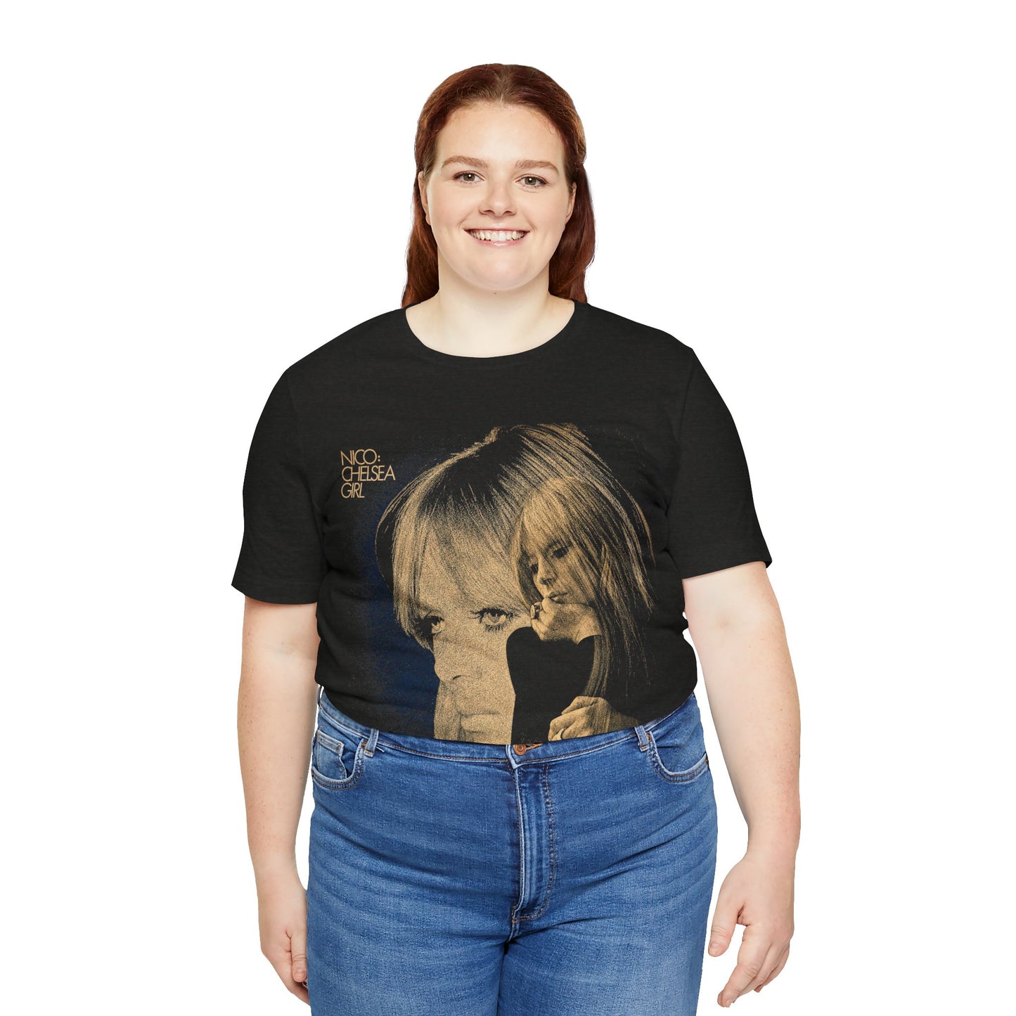 Nico (Oversized Chelsea Girl Graphic with Vintage Worn Effect)