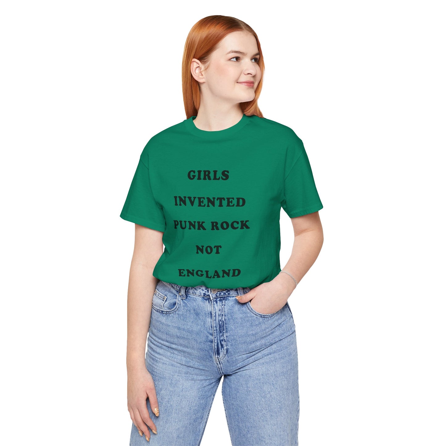 “Girls Invented Punk Rock, Not England”  (Replica Kim Gordon Sonic Youth Tee)
