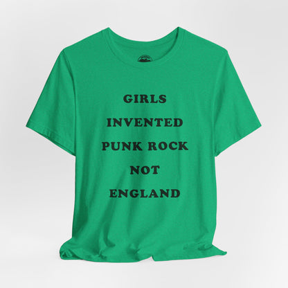 “Girls Invented Punk Rock, Not England”  (Replica Kim Gordon Sonic Youth Tee)