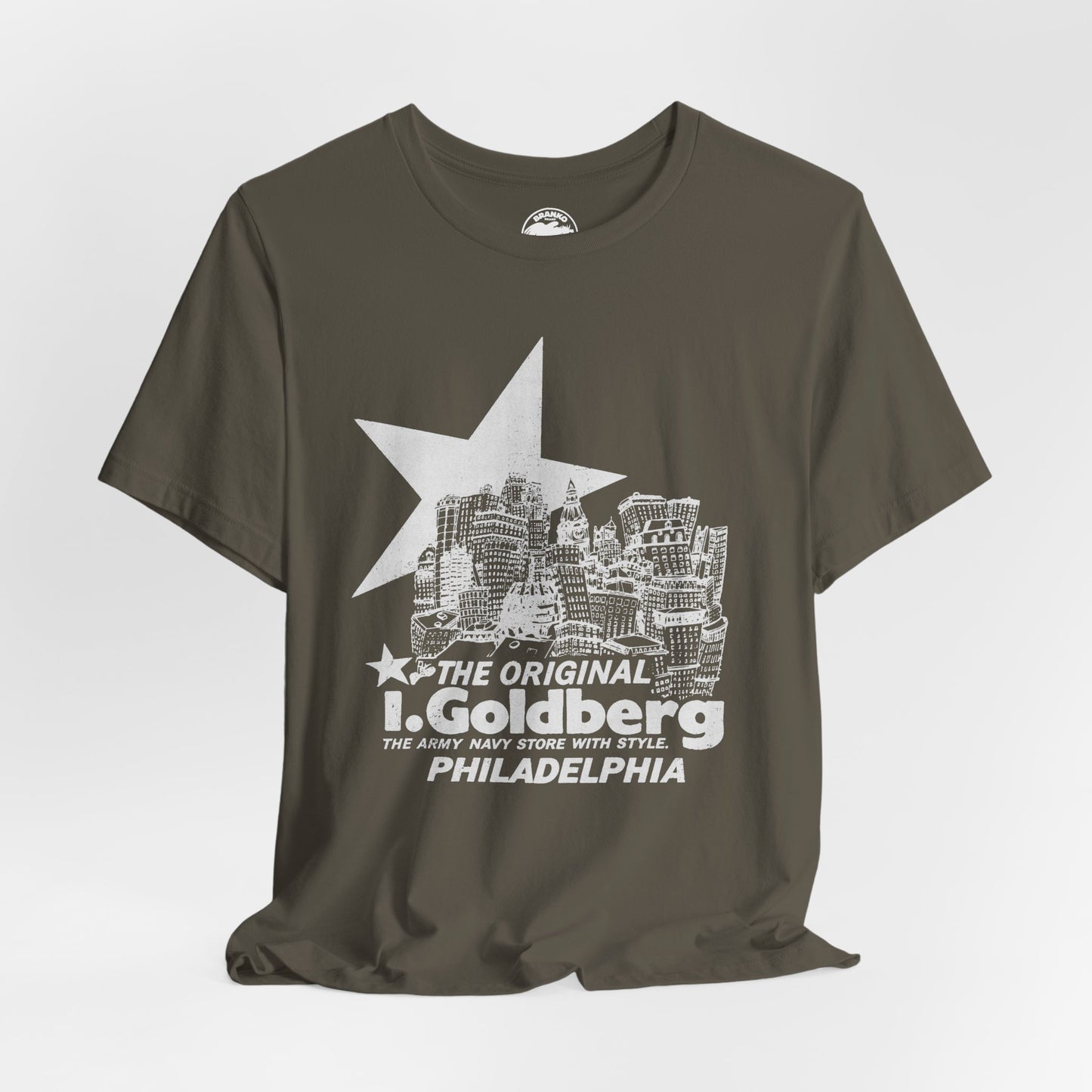 I. Goldberg (Replica 70's Promo Tee/Philadelphia Army & Navy Surplus Store/1919-2019)