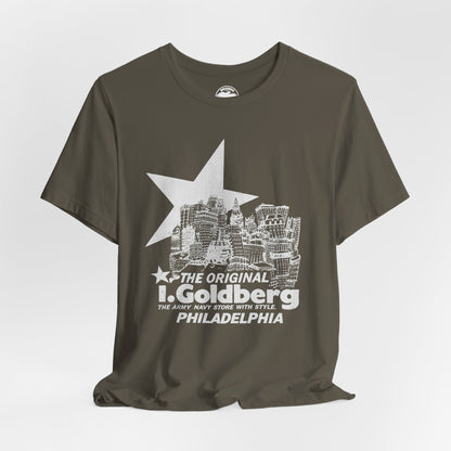 I. Goldberg (Replica 70's Promo Tee/Philadelphia Army & Navy Surplus Store/1919-2019)