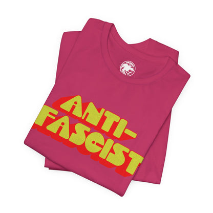 Anti-Fascist (70's Font with Vintage Print Effect)