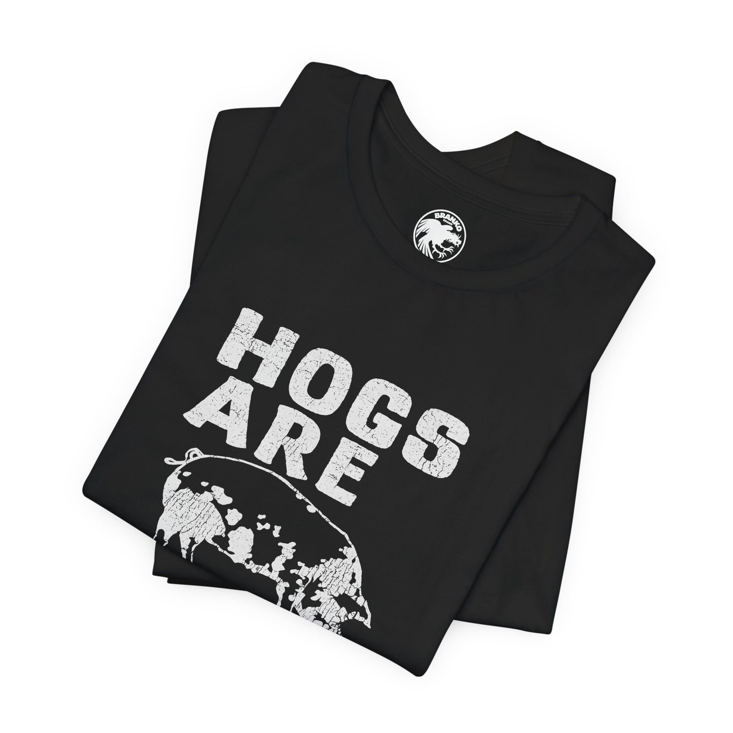 Hogs are Beautiful (Replica 70's Harley Davidson Rider Novelty Shirt)