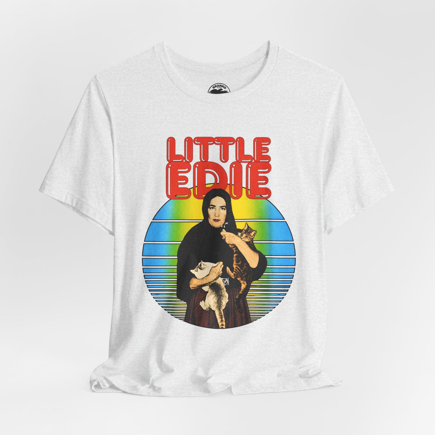 Little Edie (70's Iron On Style Graphic with Vintage Print Effect/Grey Gardens Shirt/Edith Bouvier Beale)