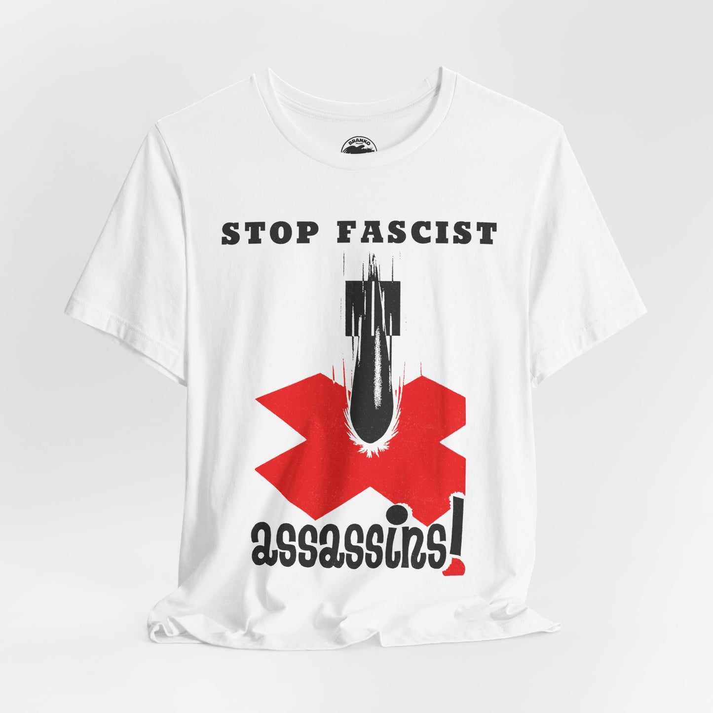 Stop Fascist Assassins! (World War II Anti-Fascist Poster)