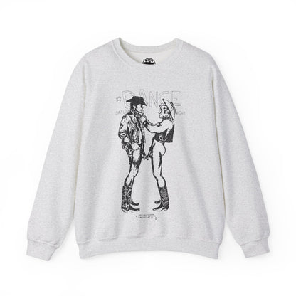 Longhorns - Dance Sweatshirt(Jim French Cowboys with Vintage Punk Effect/1969 Colt Album/Appropriated by Malcolm McLaren & Vivienne Westwood)