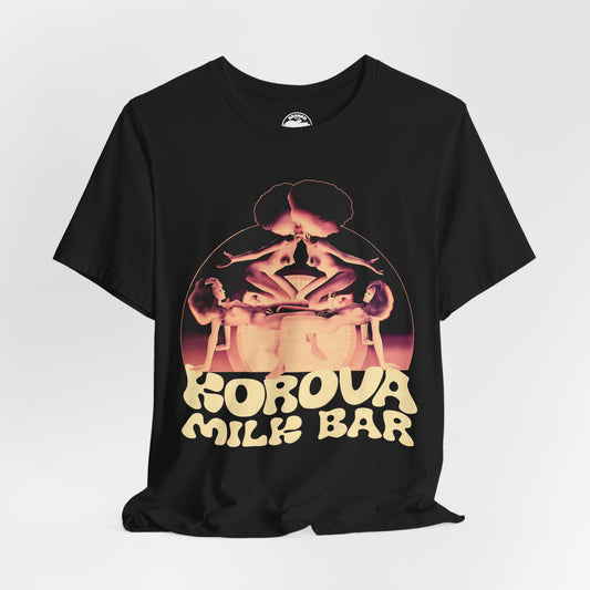 Korova Milk Bar (A Clockwork Orange Droog Bar/Fictional Promo Shirt)
