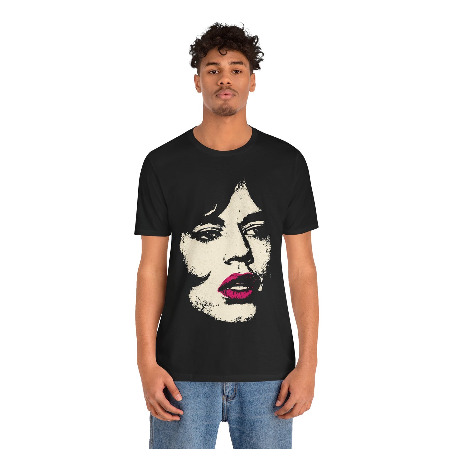 Mick Jagger Performance (Large Graphic with Vintage Print Effect)