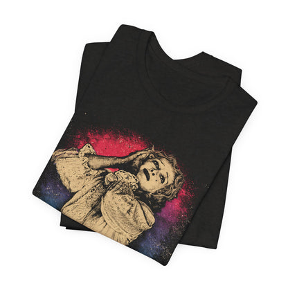 What Ever Happened to Baby Jane? (80's Style Graphic with Vintage Print Effect/Bette Davis as Baby Jane)