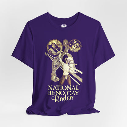 National Reno Gay Rodeo (Replica 80's Souvenir Shirt/Gay Cowboys)