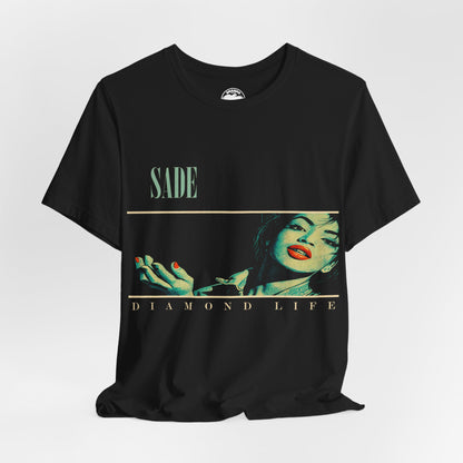 Sade (Diamond Life Pop Art Treatment with Vintage Print Effect/Sade Shirt)