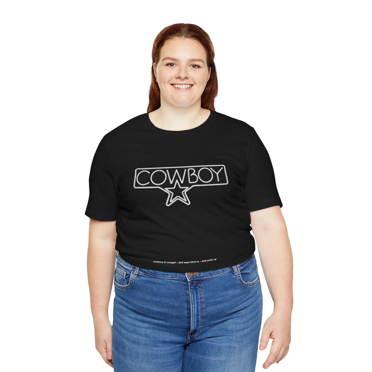 Cowboy & Cowgirl (New York City Western Themed Gay Bar/70's and 80's/Replica Promo Tee)