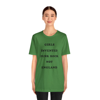 “Girls Invented Punk Rock, Not England”  (Replica Kim Gordon Sonic Youth Tee)