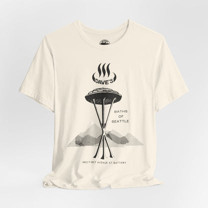 Dave's Baths Seattle (Replica Souvenir T-Shirt from 1971/Gay Bathhouse Chain 70's and 80's)