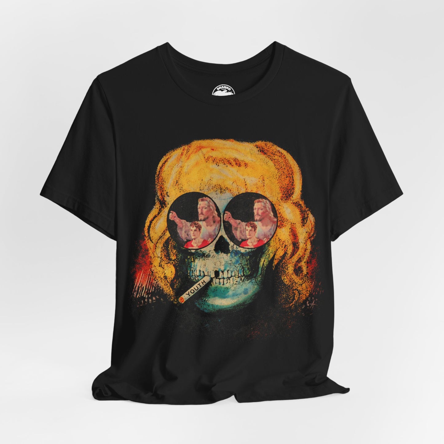 Scorpio Rising (Skull Smoking Youth Cigarette/Kenneth Anger Scorpio Rising Shirt)
