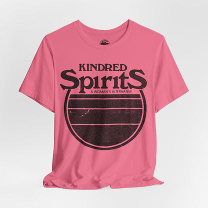 Kindred Spirits (Houston Lesbian Bar/1980-1989/Logo with Vintage Print Effect)