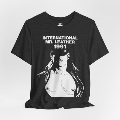 International Mr. Leather 1991 (Logo with Vintage Grunge Effect/Etienne)