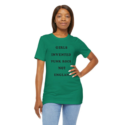 “Girls Invented Punk Rock, Not England”  (Replica Kim Gordon Sonic Youth Tee)