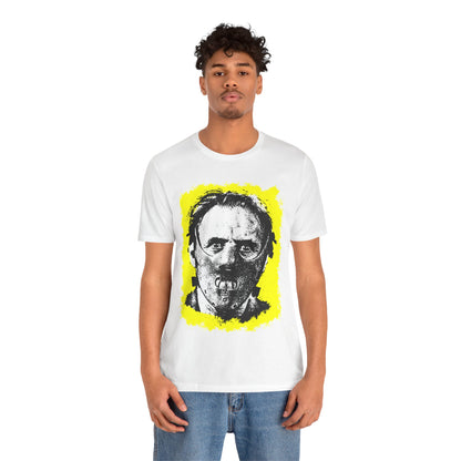 Hannibal Lecter (Portrait with Vintage Punk Graphic)