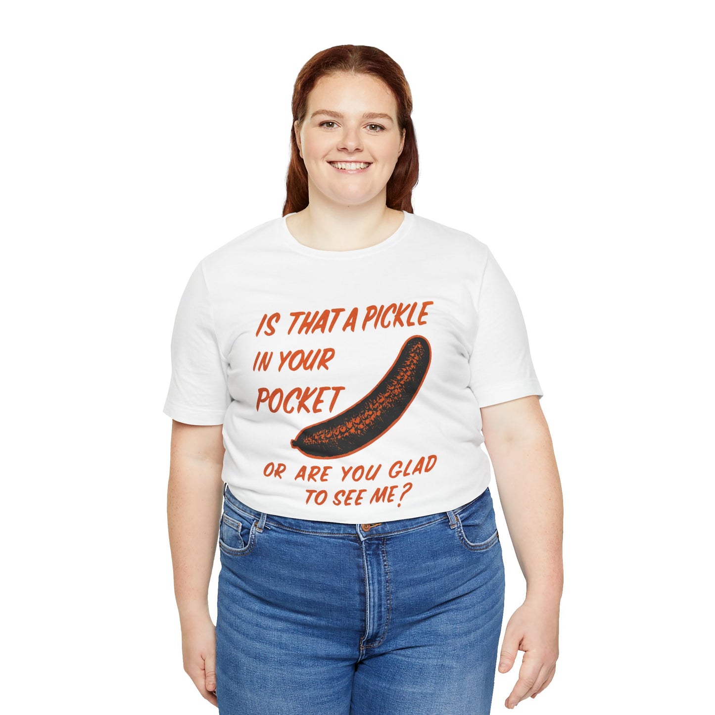 Is That a Pickle in Your Pocket... (Replica 70's Iron-On Transfer Graphic)