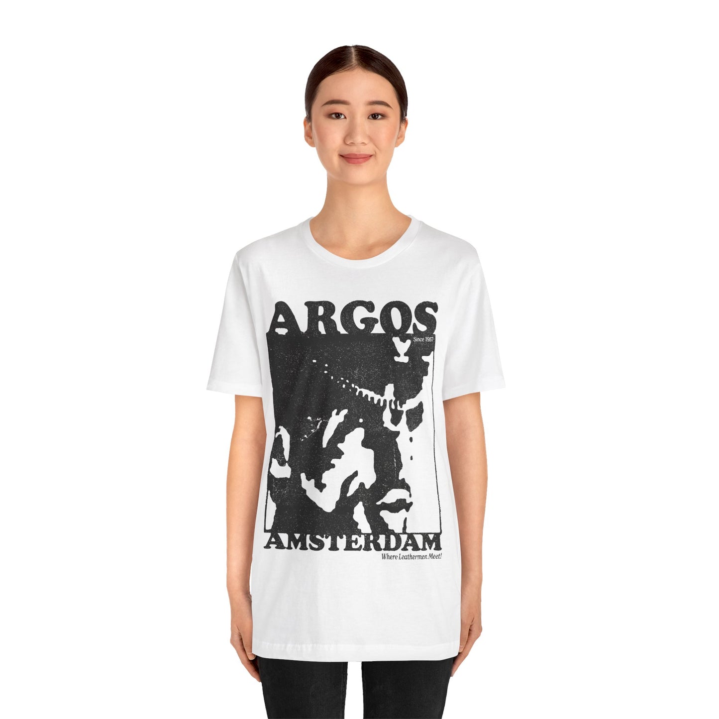 Argos (Iconic Amsterdam Leather Bar 1957-2015/Where Leathermen Meet/Logo with Vintage Effect)