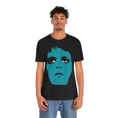 Lou Reed (Blue Mask Era Graphic with Vintage Print Effect/Lou Reed Shirt)