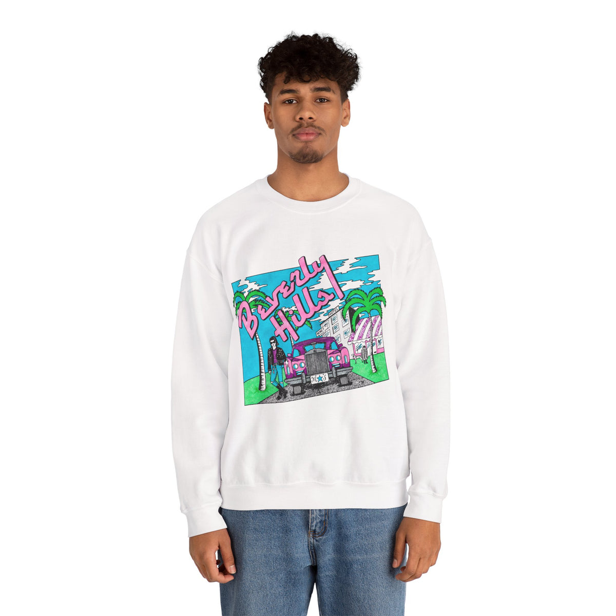 Beverly Hills Sweatshirt (Replica 80's Souvenir Sweatshirt)
