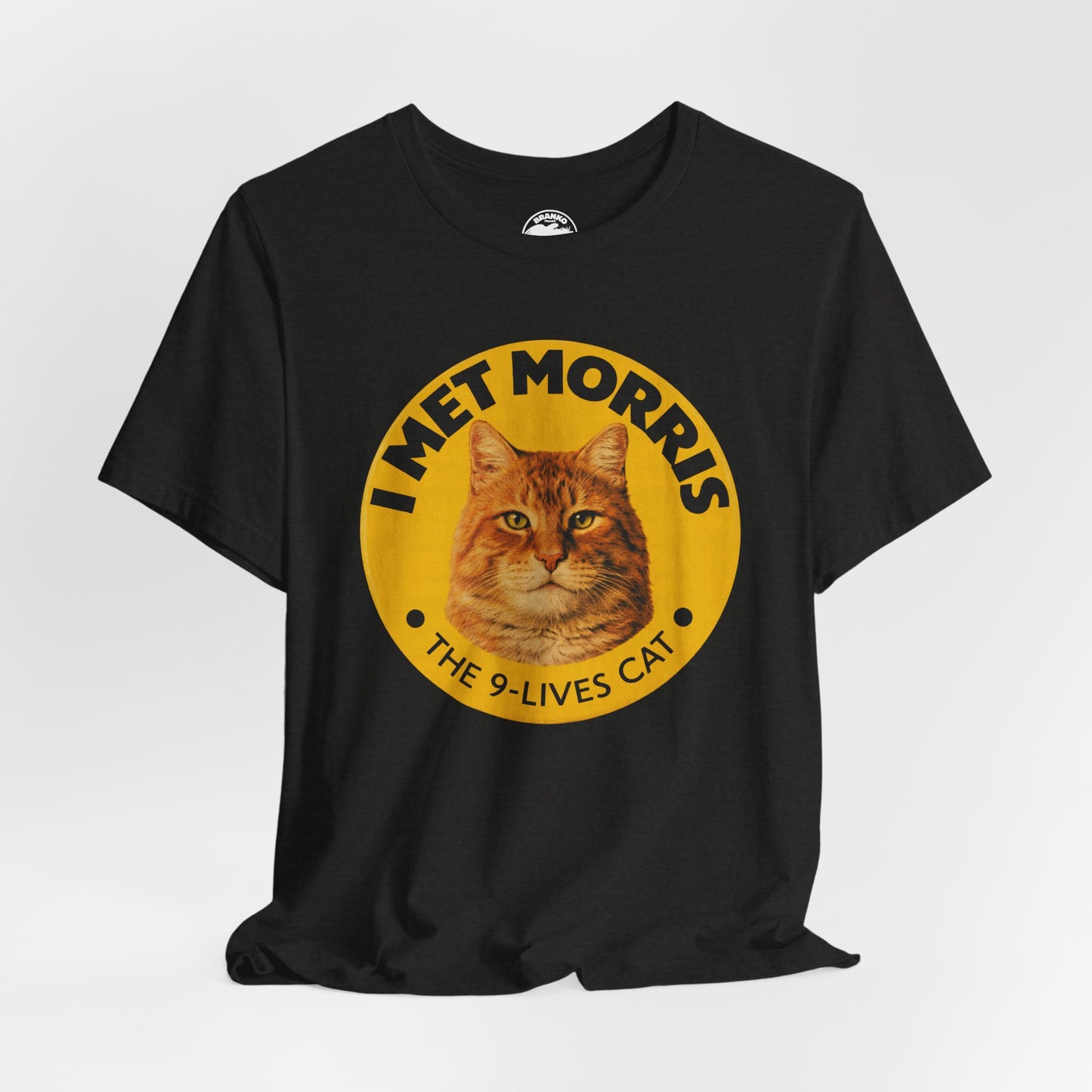 I Met Morris (Replica 80's 9 Lives Cat Food Souvenir Shirt/Morris the Cat Shirt)
