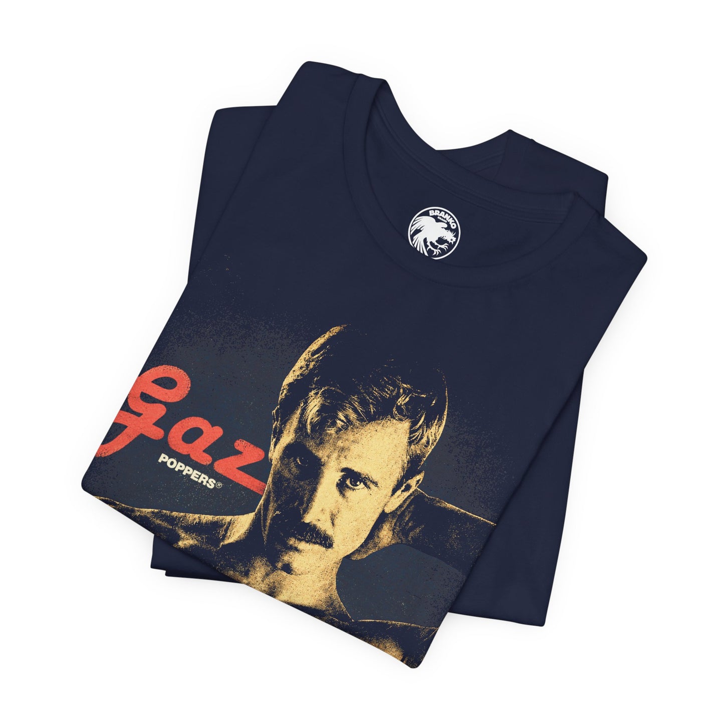 Gaz Poppers (80's Poppers Ad with Vintage Rock Tee Effect)