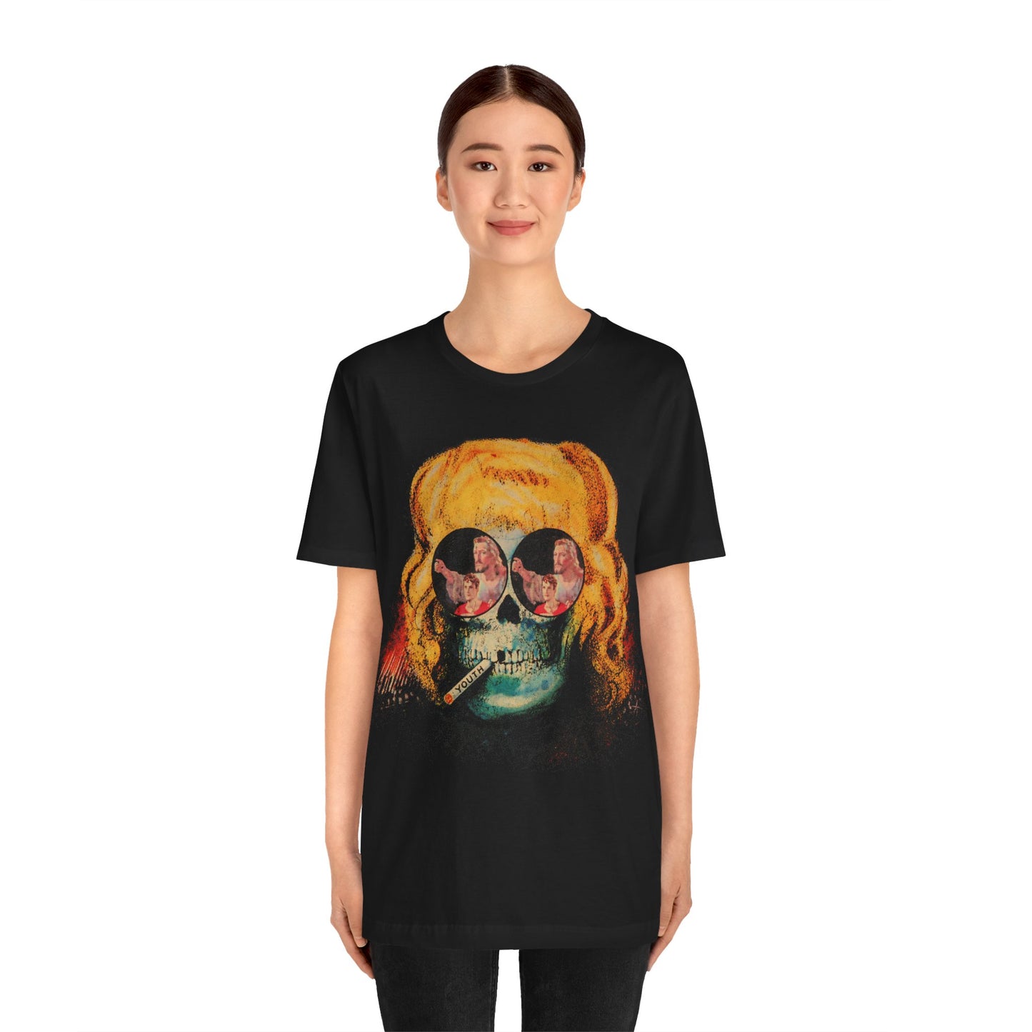 Scorpio Rising (Skull Smoking Youth Cigarette/Kenneth Anger Scorpio Rising Shirt)