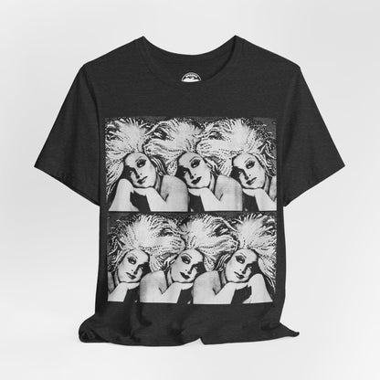 Divine (Oversized Graphic with Vintage Print Effect/Divine T-Shirt)
