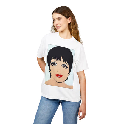 Liza Minnelli (Special Edition Boxy Heavy Tee/260 GSM/100% Combed Cotton/Andy Warhol Lithograph/1979))