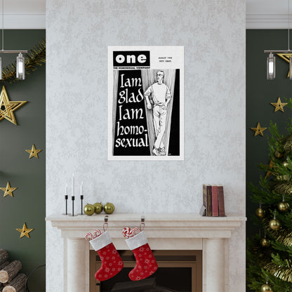 ONE Magazine Poster (August 1958 Cover Poster/The Homosexual Viewpoint)