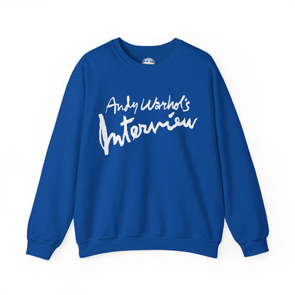 Interview Magazine Logo Sweatshirt (Replica Promo Sweatshirt/Andy Warhol's Interview Magazine)