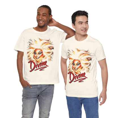 Divine (Replica 80's Tee with Vintage Print Effect)