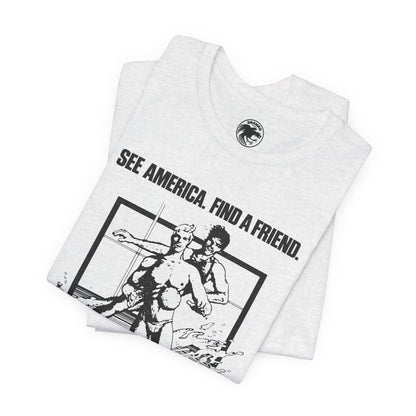 1981 Bob Damron’s Address Book (Replica Promo Shirt/See America. Find a Friend.)